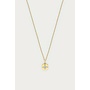 Magical Ketting met Bloem en Strass Steen Goud
