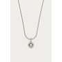 Magical Vintage Ketting met Strass Steen Zilver