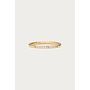 Magical Minimalistische Ring met Strass Stenen Goud