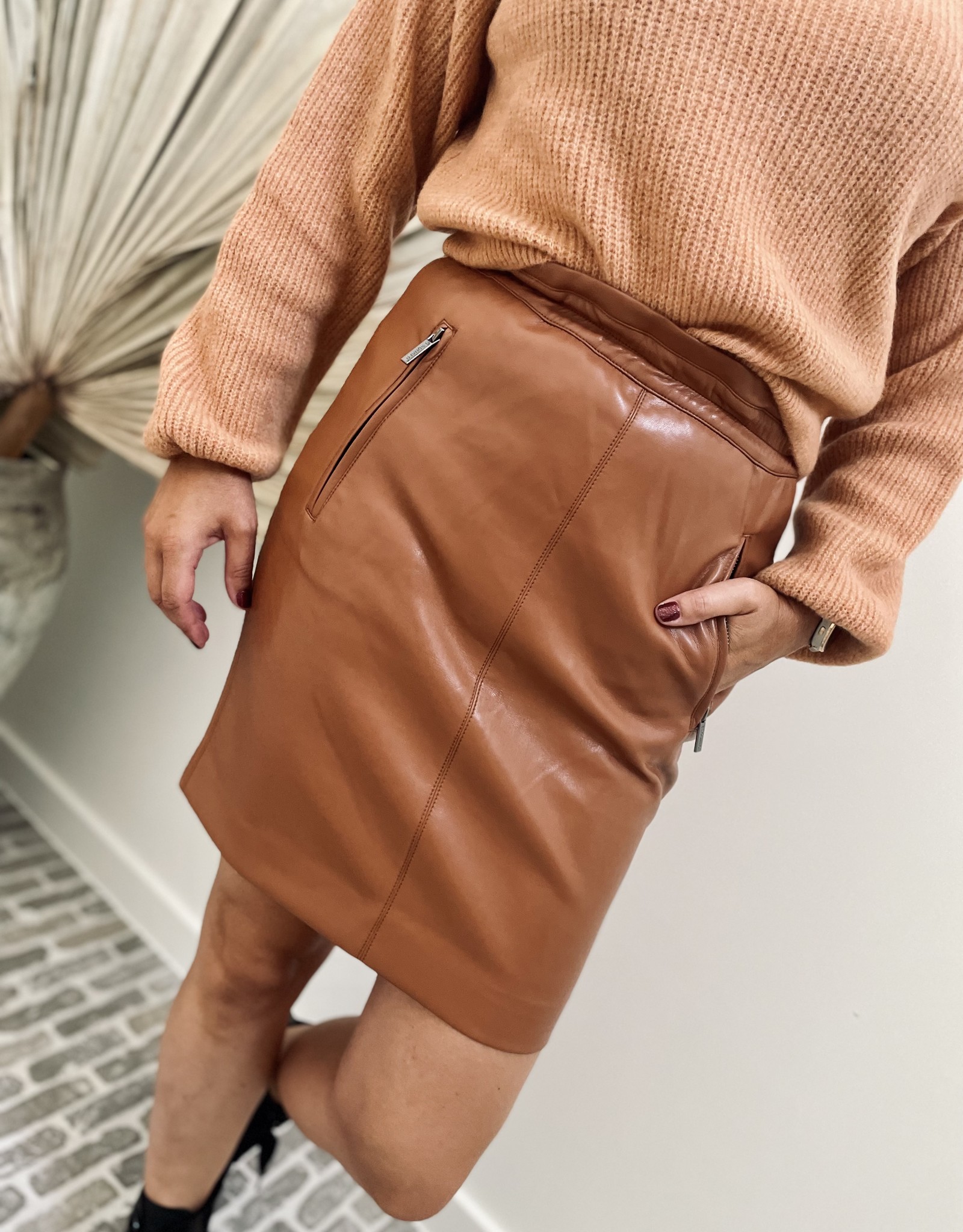 Esqualo F22.11506 Skirt Jogger Copper Brown