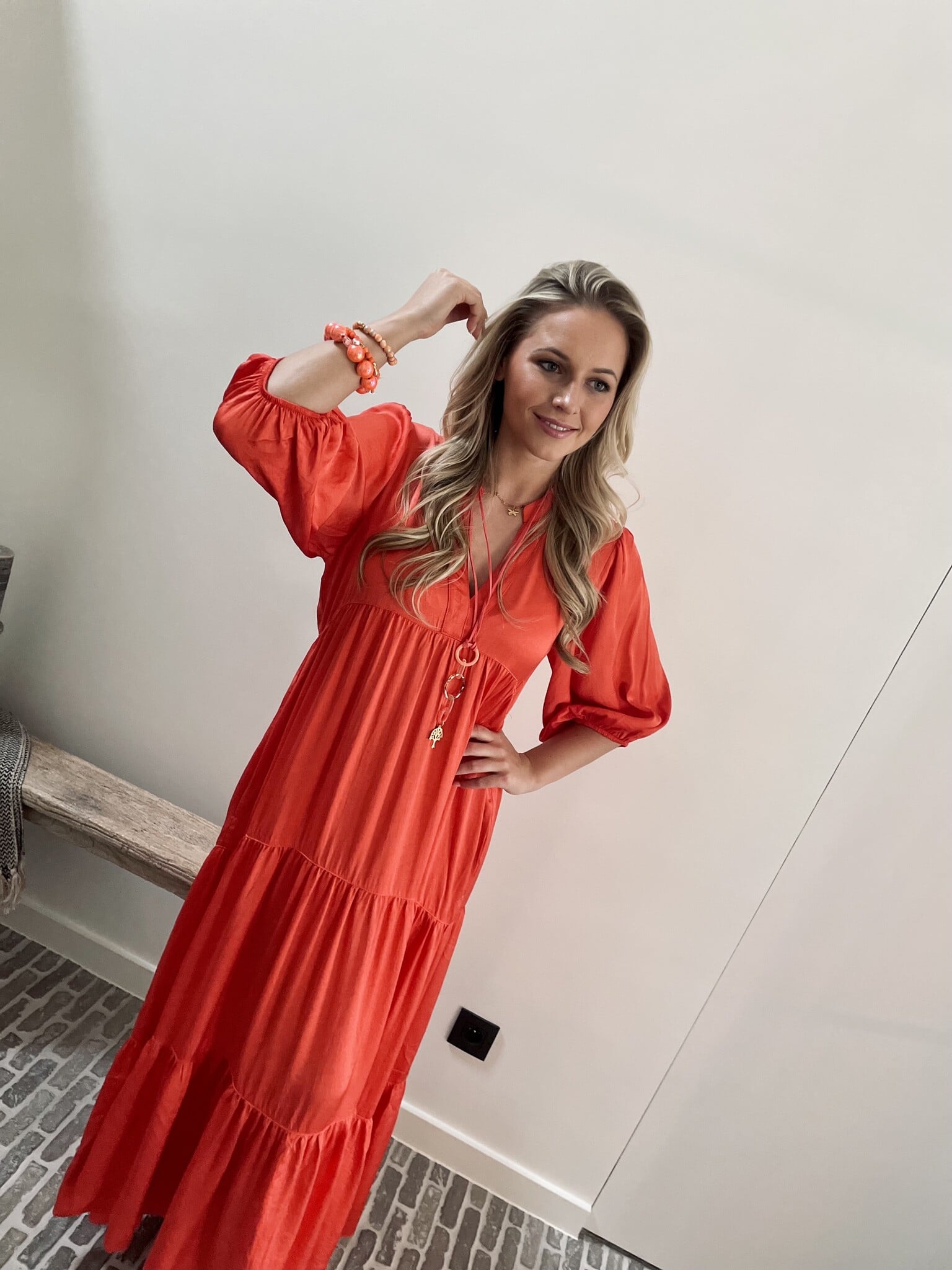 Summum Woman Ladies Maxi Dress - Mandarin main image 0