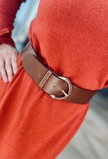 Heart Mind Nala Leather Belt Chocolat