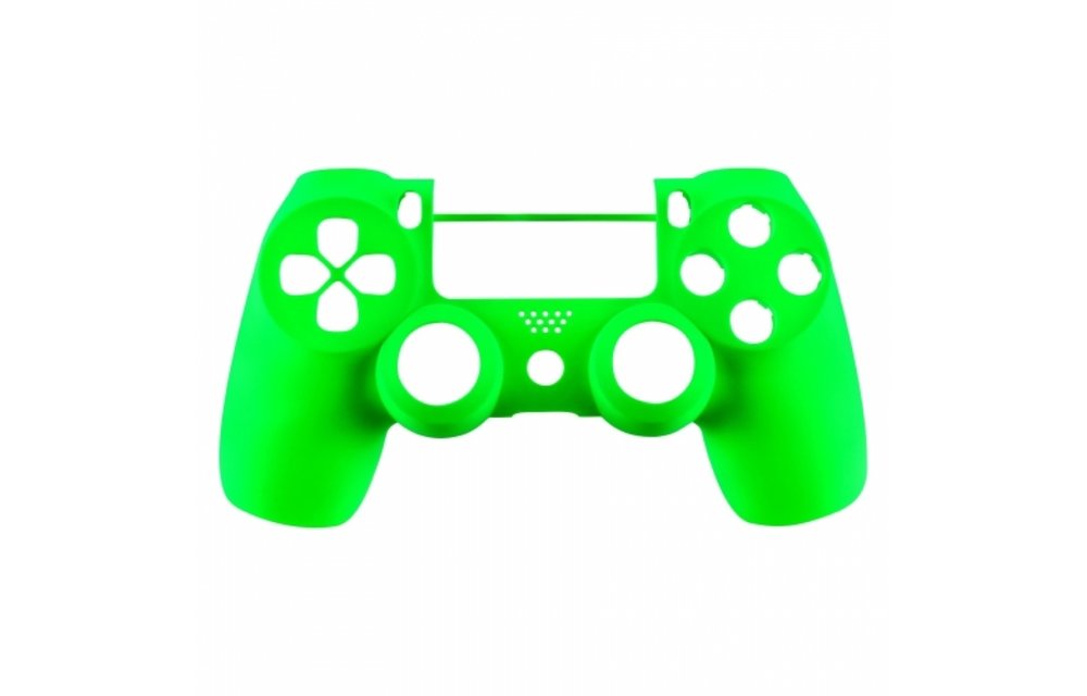 PS4 Controller Shells (GEN 4, 5) - Neon Groen - Voorkant