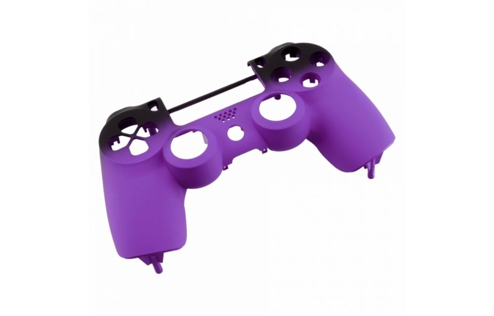 PS4 Controller Shells (GEN 4, 5) - Zwart / Paars - Voorkant