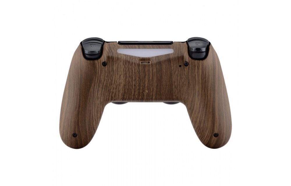 PS4 Controller Shells (GEN 4, 5) - Wood - Back