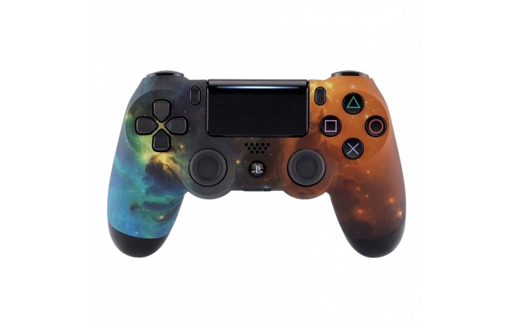 PS4 Controller Shells (GEN 4, 5) - Starry Sky - Voorkant
