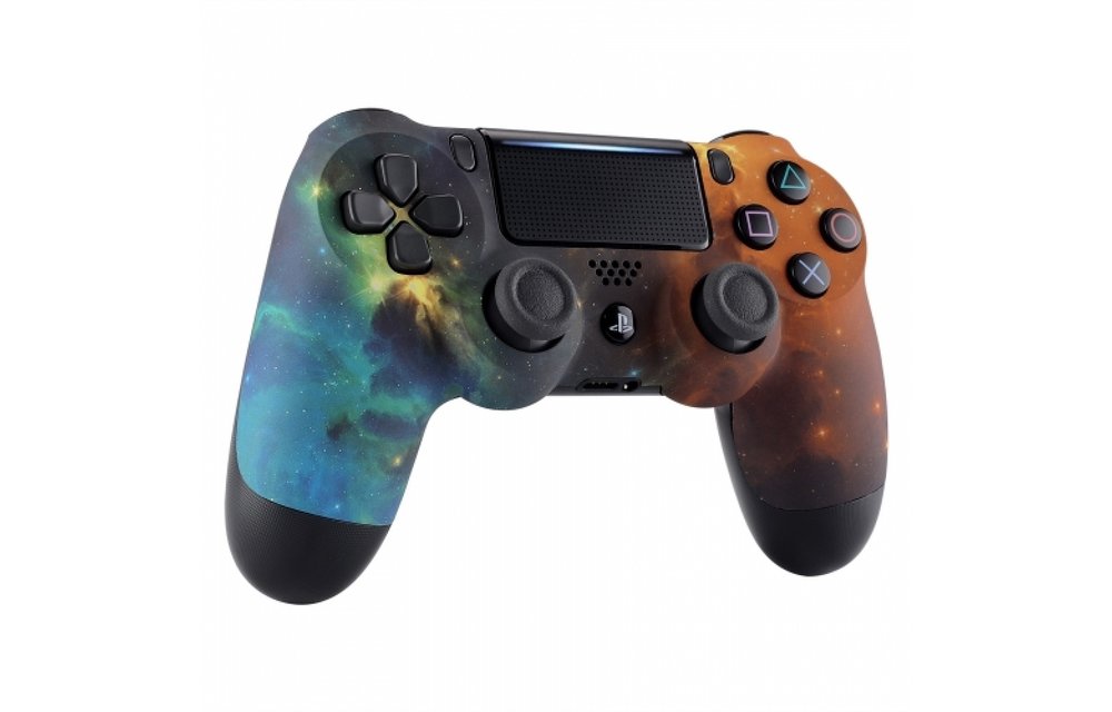 PS4 Controller Shells (GEN 4, 5) - Starry Sky - Voorkant