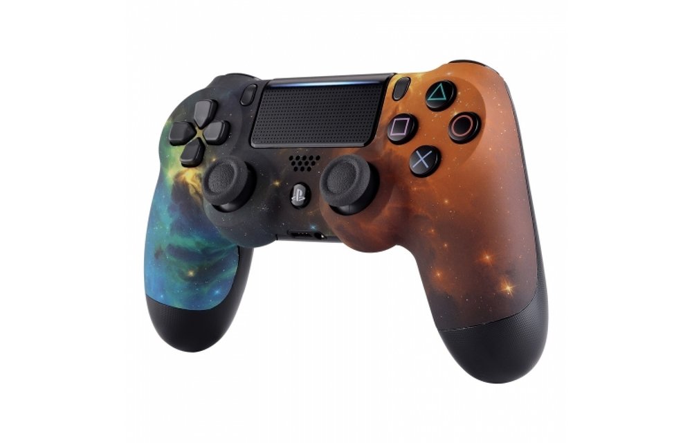 PS4 Controller Shells (GEN 4, 5) - Starry Sky - Voorkant