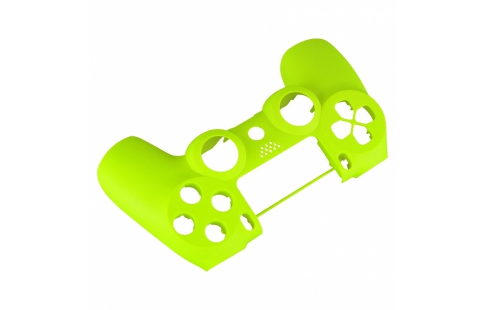 PS4 Controller Shells (GEN 4, 5) - Neon Yellow - Front