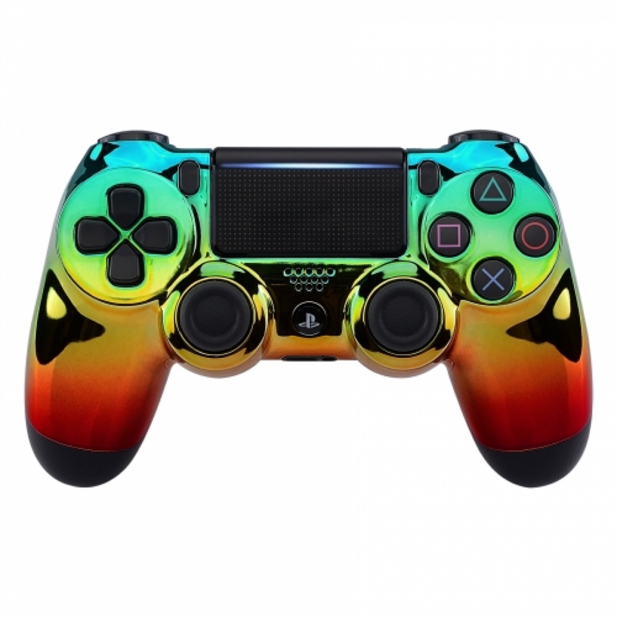 Ps4 Controller Shells Gen 4 5 Chrome Green Gold Red Front Gamercentral