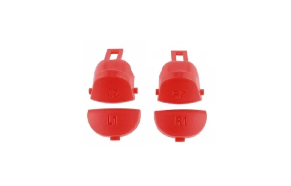 PS4 Controller Buttons (GEN 4, 5) - Rood - L1 L2 R1 R2