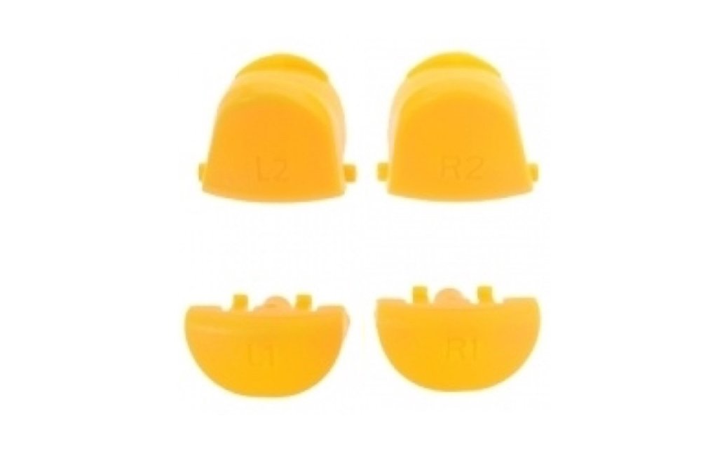 PS4 Controller Buttons (GEN 4, 5) - Yellow - L1 L2 R1 R2