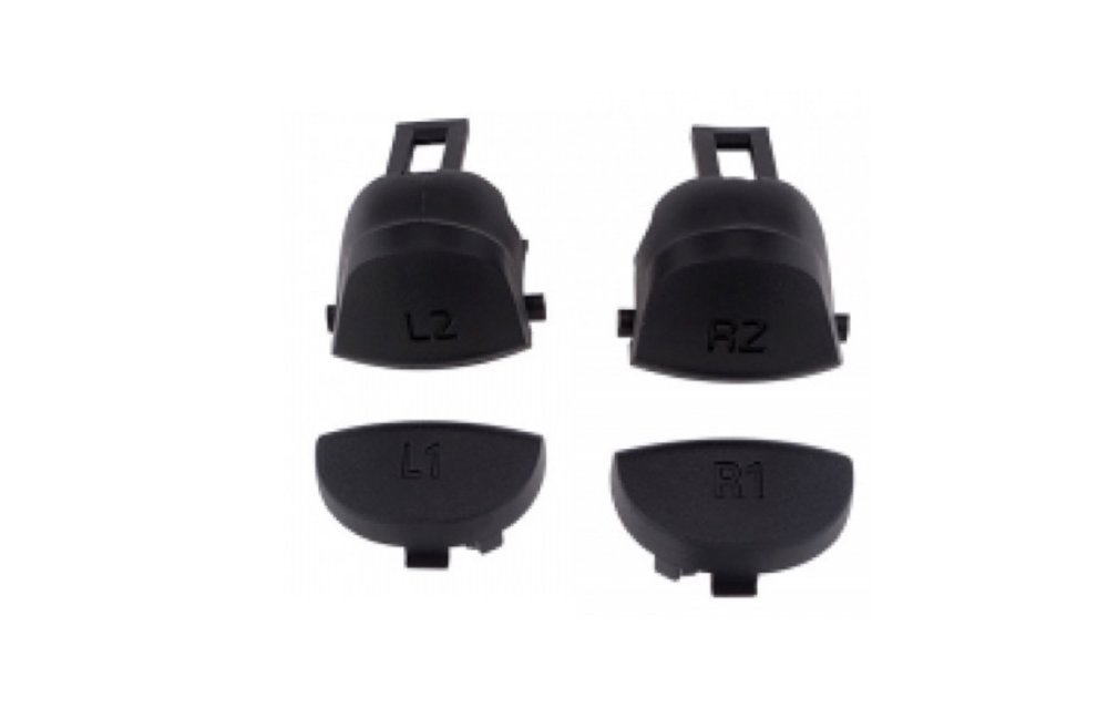 PS4 Controller Buttons (GEN 4, 5) - Black - L1 L2 R1 R2