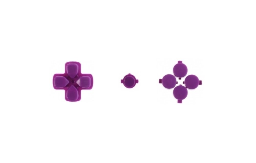 PS4 Controller Buttons (GEN 4, 5) - Purple - Action Buttons