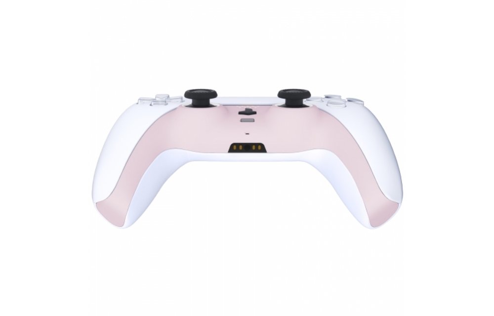 Sony PS5 DualSense Draadloze Controller - Lichtroze Soft Touch Cover Custom