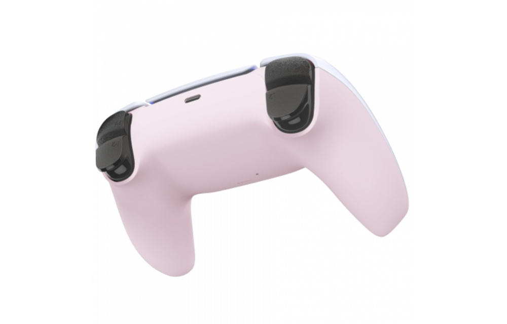 PS5 Controller Behuizing Shell - Lichtroze Soft Touch - Back Shell