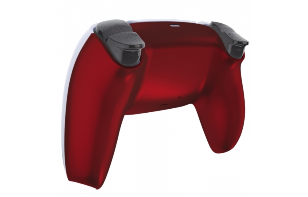 PS5 Controller Housing Shell - Red Soft Touch - Back Shell