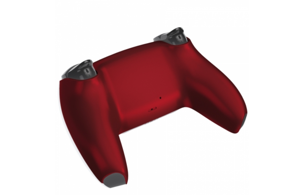 PS5 Controller Housing Shell - Red Soft Touch - Back Shell