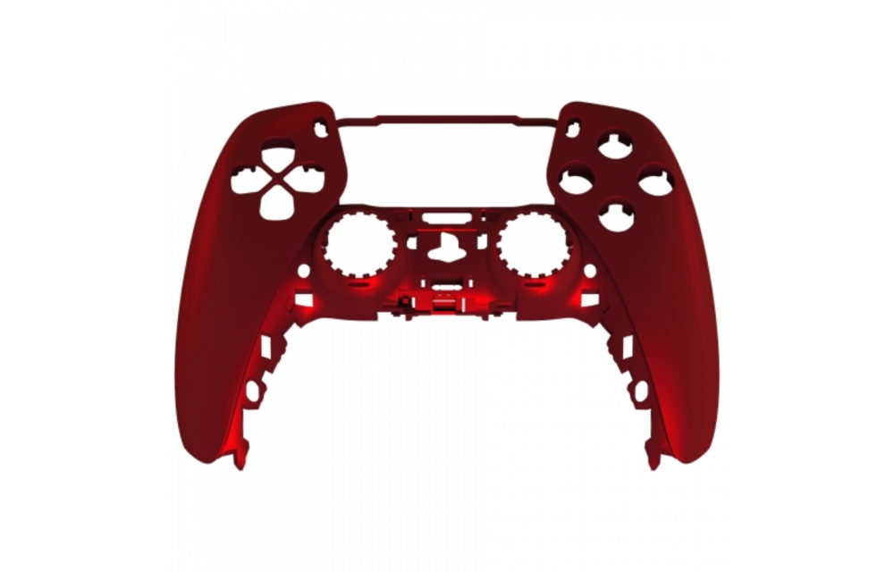 PS5 Controller Housing Shell - Red Soft Touch - Front Shell