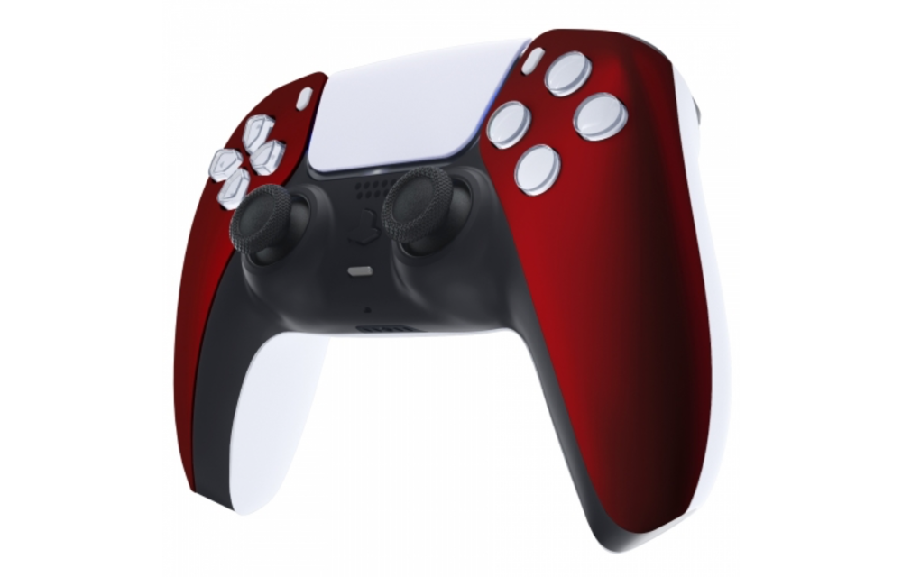 PS5 Controller Housing Shell - Red Soft Touch - Front Shell