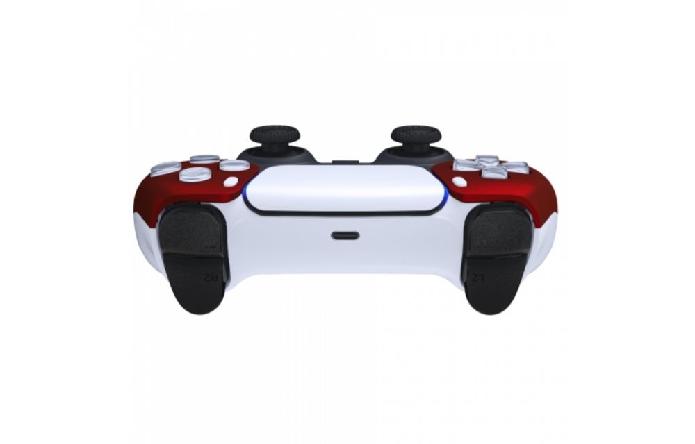 PS5 Controller Housing Shell - Red Soft Touch - Front Shell