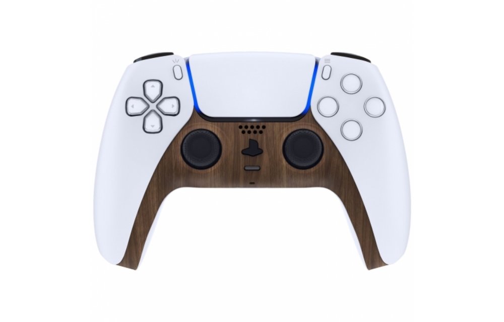 PS5 Controller Housing Shell - Wood - Cover Shell