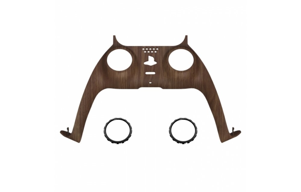 PS5 Controller Housing Shell - Wood - Cover Shell