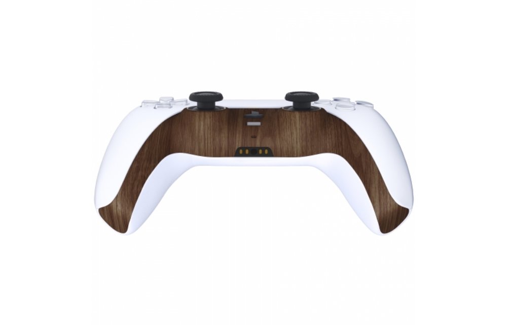 PS5 Controller Housing Shell - Wood - Cover Shell