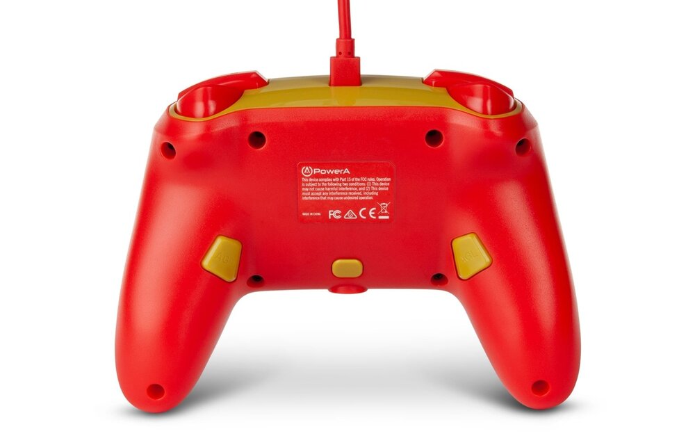 PowerA Enhanced Wired Controller - Mario Gold M (Nintendo )