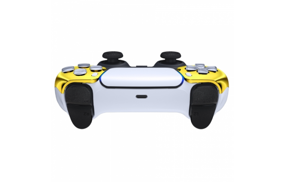 Sony PS5 DualSense Wireless Controller - Gold Chrome Front Custom