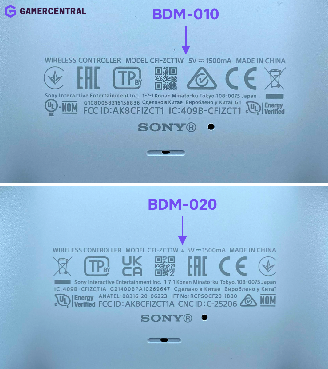 Welke generatie PS5 controller heb ik?