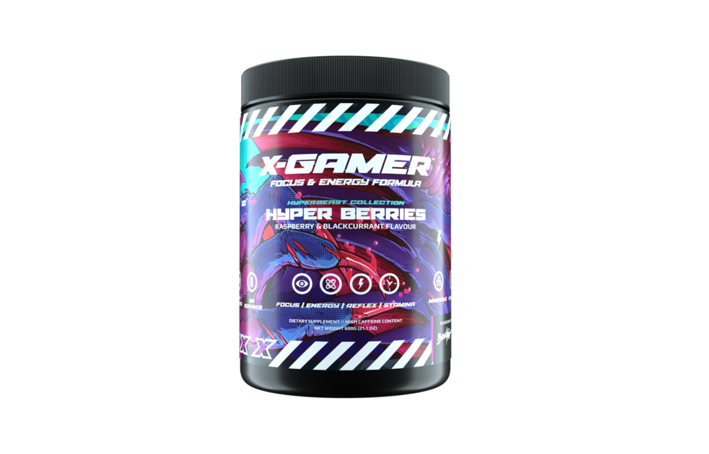 X-Gamer Hyper Berries Flavour Energy Drink (600g / 60 Servings)
