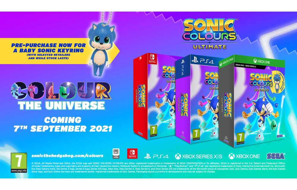 Sonic Colours: Ultimate - Day One Edition incl. Baby Sonic Keyring (Nintendo )