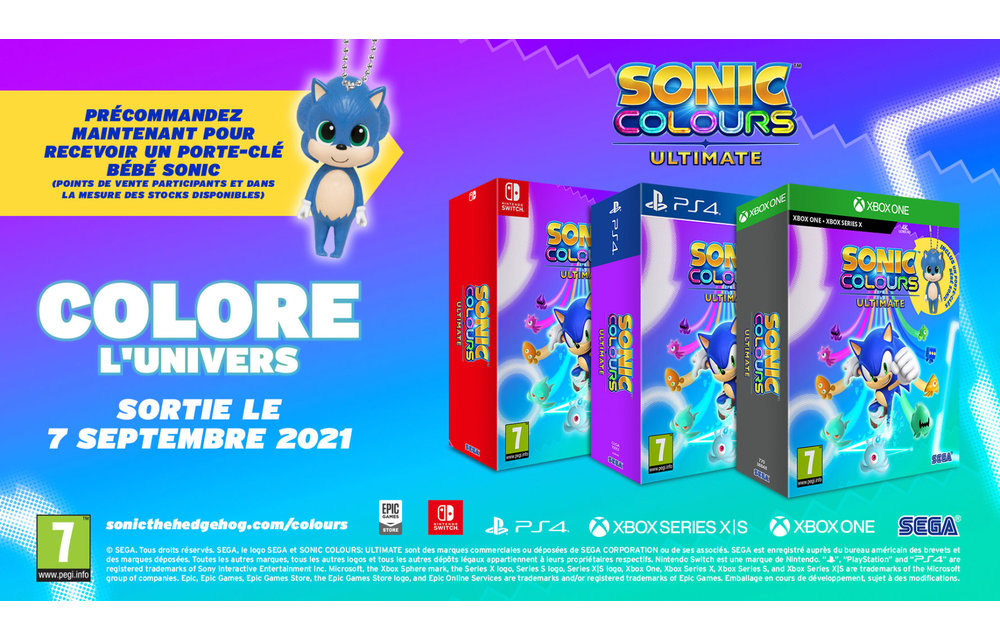Sonic Colours: Ultimate - Day One Edition incl. Baby Sonic Keyring (Nintendo )
