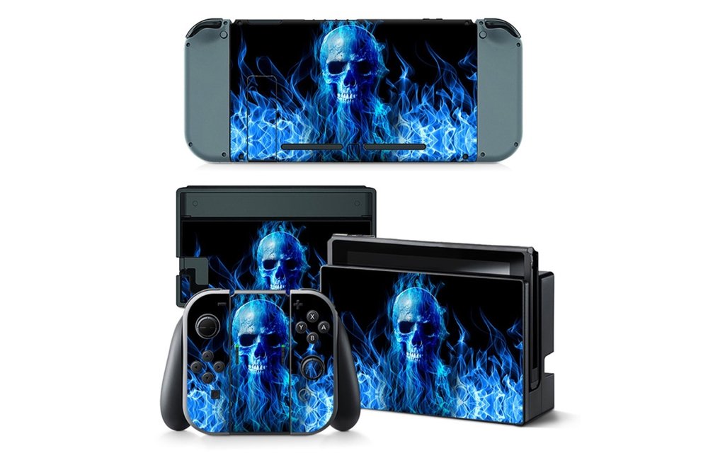 Nintendo Switch Skins - Fire Skull