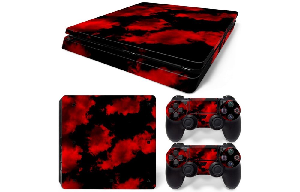 PS4 Skins - Army Camo Red
