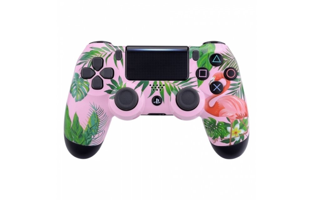 Sony DualShock 4 Controller PS4 V2 - Flamingo Custom