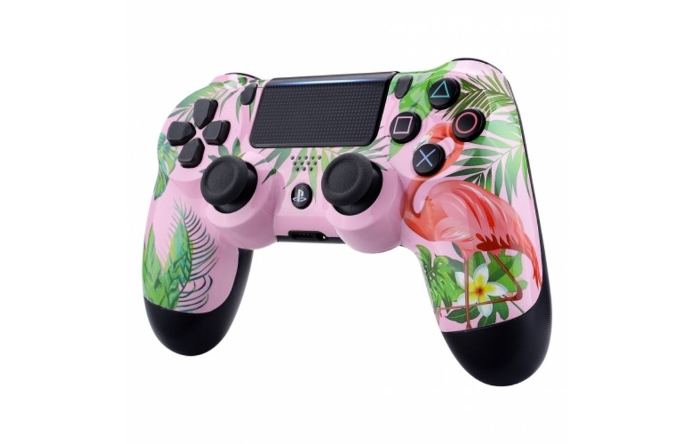 Sony DualShock 4 Controller PS4 V2 - Flamingo Custom