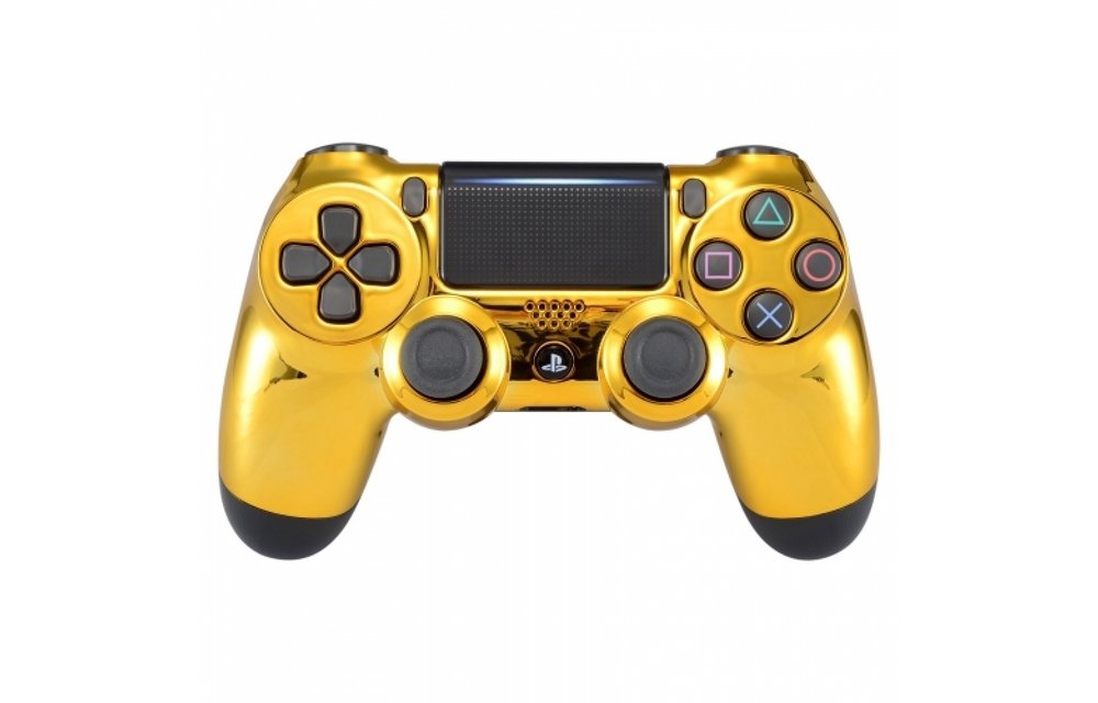 Sony DualShock 4 Controller PS4 V2 - Chrome Gold Custom