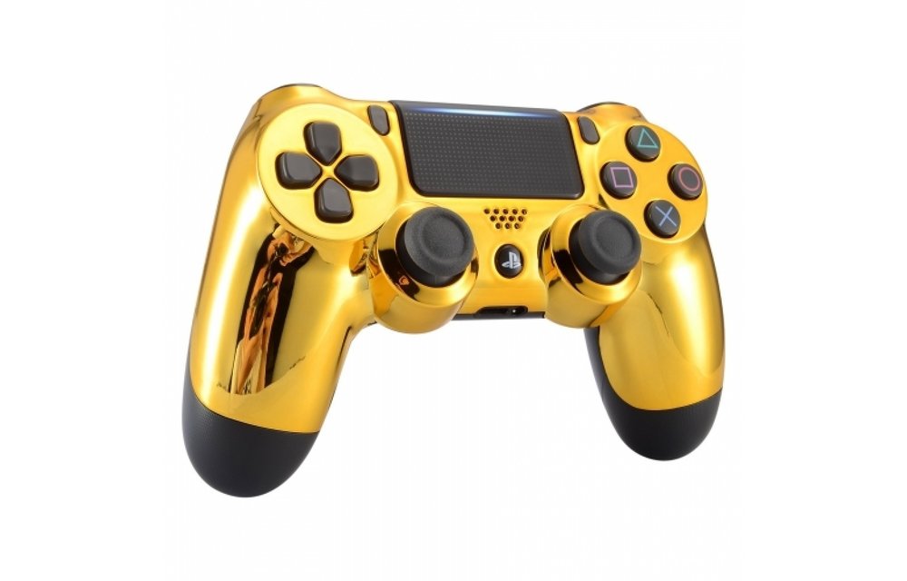 Sony DualShock 4 Controller PS4 V2 - Chrome Gold Custom