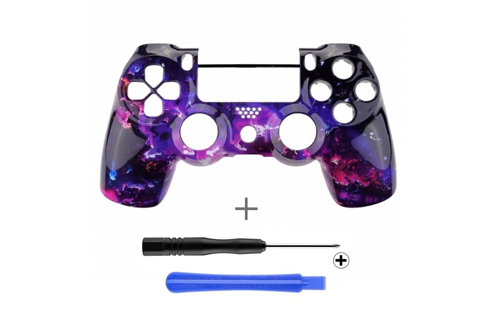 PS4 Controller Shells (GEN 4, 5) - Magma - Front