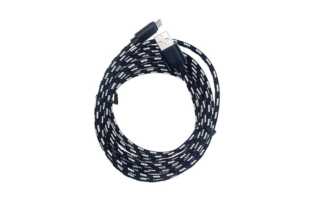 Xbox Series Controller Charging Cable - Series X & S - USB Type-C®4 - 3 Meter Black with White 3M