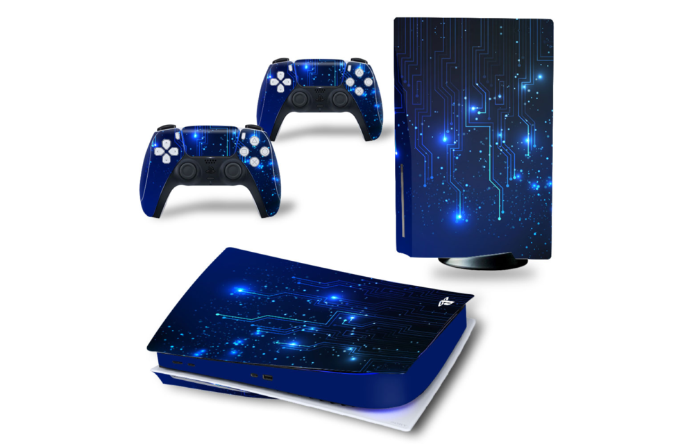 PS5 Skins - CPU Blue