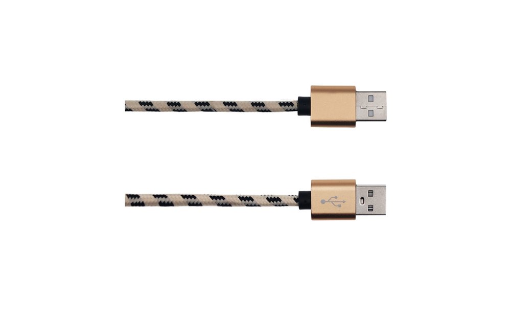 PlayStation 5 Controller Charging Cable - PS5 - USB Type-C®4 - 3 Meter Gold with Black 3M