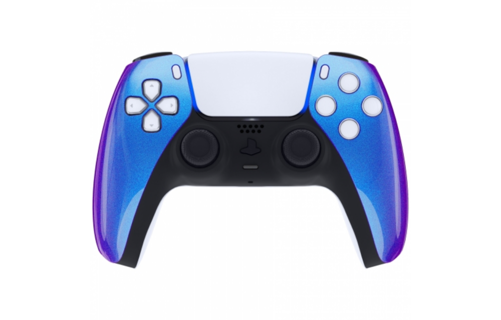 Sony PS5 DualSense Wireless Controller - Blue / Purple Metallic Front Custom