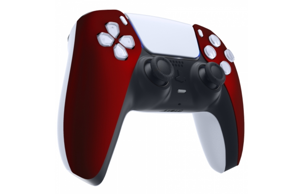 PS5 Controller Housing Shell - Red Soft Touch - Front Shell
