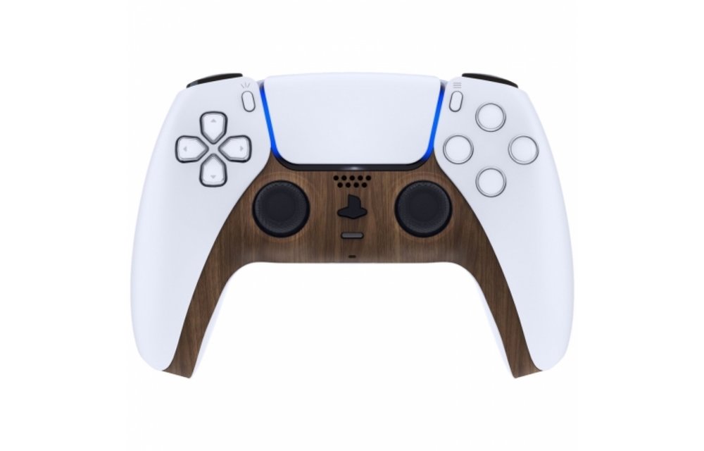 PS5 Controller Housing Shell - Wood - Cover Shell