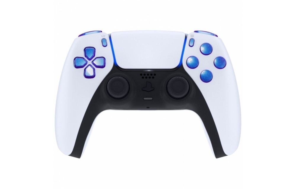 PS5 Controller Buttons - Blauw / Paars Metallic - 11 in 1 Button Set