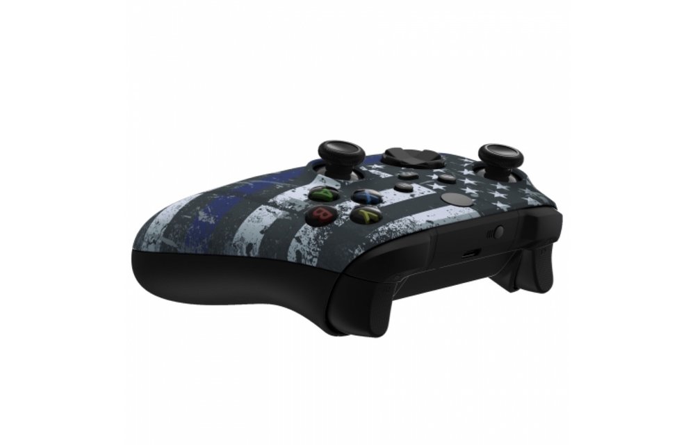 Xbox Series Controller Behuizing Shell - Blue Stripe US - Front Shell