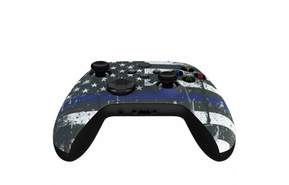 Xbox Series Controller Behuizing Shell - Blue Stripe US - Front Shell